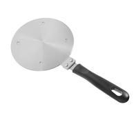 MAGICLULU Plaque D’adaptation à Induction Poignée en Bakélite en Acier Inoxydable, Diffuseur de Chaleur Argenté pour Cafetière Moka