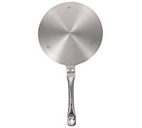 MAGICLULU Plaque de Diffusion de Chaleur Poignée Détachable Disque Adaptateur en Acier Inoxydable pour Cuisinière à Induction et Gaz Usage la Cuisine Domestique et Professionnelle
