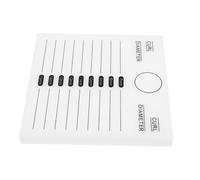 MAGICLULU Plaque de Greffe de Cils en Acrylique Réutilisable Blanche | Salon de Beauté, Usage Personnel, Design Délicat, Nettoyage Facile, Économise la Colle, Accessoire Pratique