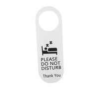 MAGICLULU Plaque de Porte Veuillez Ne Déranger Double Face Acrylique Panneau Suspendu pour Hôtels et Bureaux Signe Élégant et pour Communiquer les Préférences des Clients