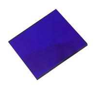 MAGICLULU Plaque de Verre Cobalt Outil Expérimentation Chimique pour Réactions de Couleur de Flamme Milieu Scolaire et Recherche Scientifique