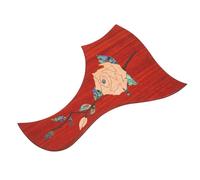 MAGICLULU Plaque Pickguard en Bois Massif Protection Anti-Rayures et Installation Simple pour Guitare Folk Accessoire Pratique pour Guitare Acoustique