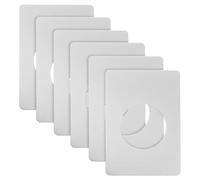 MAGICLULU Plaques de Renfort pour Serrure de Porte en Acier Inoxydable, Kit de 6 Pièces pour Réparation et Fixation, Adaptées Portes en Bois ou Métal, Installation sans Perçage, Usage