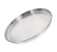 MAGICLULU Plateau de Rangement en Acier Inoxydable Vaisselle Multi Plateau décoratif Plateaux Plateau en Acier Vide-Poches en Acier Inoxydable bac à métal Silver