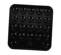 MAGICLULU Plateau De Rangement Porte-Boule De Billard en Plastique Plateau Compact 2 Trous Organisateur Portable pour Accessoires De Billard Et Divertissement à Domicile