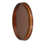 MAGICLULU Plateau Tournant en 360° Plateau de Service Rond Vintage 1 Niveau Organisateur de Maquillage et Porte-Condiments Cuisine et Table Basse Support Rotatif Multifonction pour Fruits