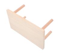 MAGICLULU Plateforme en Bois Massif pour Hamster Séparation Étage, d'escalade et Anti-rongeage pour Cage, Favorisant l'exercice Développement du Petit Animal