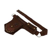 MAGICLULU Pochette Ceinture Vintage pour Téléphone Portable Légère en Tissu Coton Multiples Poches, Bandoulière Pratique pour Homme et Femme, Randonnée Voyage