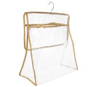 MAGICLULU Pochette de Rangement Suspendue en TPU Transparent avec Crochet | Vêtements, Hôtel Cuisine, Coutures Renforcées, Fermeture Pression, Usage Mural Derrière Porte