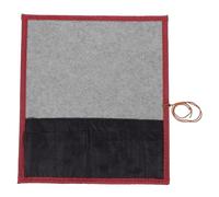 MAGICLULU Pochette Enroulable Bambou et Toile pour Pinceaux Art Étui Résistant pour Calligraphie et Dessin Sac à Outils Polyvalent pour Artistes