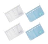 MAGICLULU Pochettes de Rangement en Filet pour Réfrigérateur 4 Pièces, Support Suspendu Compartiments pour Aliments Frais