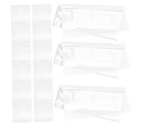 MAGICLULU Pochettes Extérieures en Vinyle pour Vinyles 25 Pièces Pochettes en Plastique À Fermeture Facile