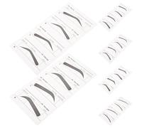 MAGICLULU Pochoirs Sourcils Lot de 6 Autocollants Jetables pour Maquillage Femme Kit Outils de Dessin Conception Confortable Adapté aux Peaux Sensibles