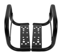 MAGICLULU Poignée Arrière de Vélo Électrique en Métal Noir, 2 Pièces, Installation Facile Support Stable, Accoudoir Rembourré Confortable pour Passager