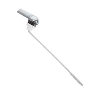 MAGICLULU Poignée de Chasse D'eau Argentée pour Réservoir Wc, Accessoire Léger en Abs et Aluminium, Facile à Nettoyer, pour Toilettes de Salle de Bain Domestiques