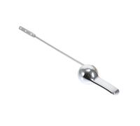 MAGICLULU Poignée de Toilette Accessoire Pratique en ABS et Aluminium Argenté Rétro Lévier Léger et Résistant pour Réservoir de Toilettes de Salle de Bain pour Usage Domestique