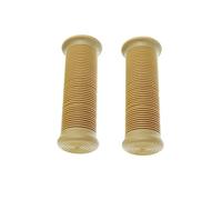 MAGICLULU Poignées De Guidon Moto Vintage Tpu Antidérapant Jaune Grip Compatible Vélo Et Moto Avec Surface Rainurée Absorbante Cache-embouts Guidon Ergonomiques