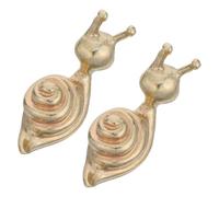 MAGICLULU Poignées de Meuble en Laiton Vintage D'escargot, 2pcs, Prise Confortable, Performance Solide, pour Meubles et Armoires à Chaussures à Domicile