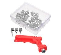 MAGICLULU Pointes D'athlétisme Métalliques Coniques 48 Pièces Clé de Serrage, Crampons pour Chaussures Sportives, Adaptées Course, Saut et Compétition