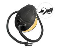 MAGICLULU Pompe à Pied pour Matelas Gonflable et Jouets Air Pompe Légère et Portable avec Double Embout pour Gonflage et Dégonflage Accessoire Extérieur Jaune