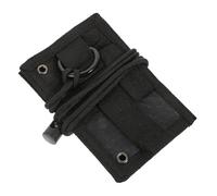 MAGICLULU Porte-badge D’élève Noir Boucle Flexible, Porte-étiquette Nominative Léger et Compact, Protège-cartes D’identité pour Bureau, Voyage et Usage Scolaire, Titulaire de Carte