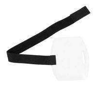 MAGICLULU Porte-badge de Bras Réglable en Pvc et Polyester Noir, Protège-carte D’identité et Badge de Sécurité Sociale, Étui Pratique pour Travailleur, Secouriste et Personnel de Sécurité