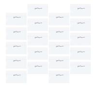 MAGICLULU Porte-badges Transparents avec Épingle Amovible, Pochette Plastique Rigide Format Carte D'insertion, Lot de 50 Set de Pièces, Accessoires pour Événements Professionnels