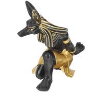MAGICLULU Porte Bouteille de Vin Résine Anubis Statue Décorative Égyptienne pour Table Décoration Intérieure et Pratique