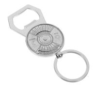 MAGICLULU Porte-clés en Alliage Argenté Multifonctionnel Ouvre-bouteille Calendrier Perpétuel, Design Compact et Léger, Maison Bureau