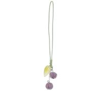 MAGICLULU Porte-clés Pendentif pour Téléphone Portable en Émail Pourpre, Léger et Facile à Transporter, Charme Délicat Style Individuel pour Téléphone et Paquet à Main
