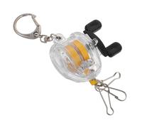 MAGICLULU Porte-clés Rétractable en Acier Inoxydable Corde, Pêche | Longueur Env 48cm, Boucle à Tambour et Tirants Multiples, pour Mer et Eau Douce