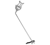 MAGICLULU Porte-partitions Argenté de Saxophone Zinc en Alliage Lyre Robuste Stable, Accessoire et Séances de Pratique et Performances Musicales