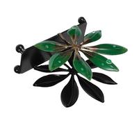 MAGICLULU Porte-serviettes en Alliage Vert de Feuille, Distributeur de Mouchoirs Décoratif Rustique pour Dîners en Famille et Fêtes, Accès Facile