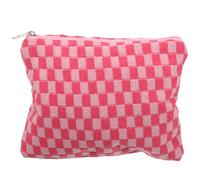 MAGICLULU Porte-tampons Portable Pochette Menstruelle à Fermeture Éclair Rose, Tissu et Métal, pour Tampons et Pièces, Protection Vie Privée, Féminine