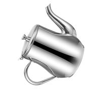 MAGICLULU Pot de Filtration Huile Acier Inoxydable avec Filtre Intégré pour Stockage de Graisse de Bacon et Huile Conteneur Pratique pour Cuisine à