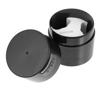 MAGICLULU Pot Hermétique pour Colle à Faux Cils, Récipient de Stockage sous Pression, Boîte Noire Compacte et Légère, Contenant Sec pour Extensions de Cils, Protection L’humidité, Voyage