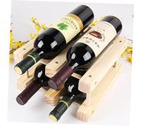 MAGICLULU Présentoir Massif pour Bouteilles de Vin Support Horizontal Stable pour Bouteilles Organiseur de Casier Vin pour Comptoir Rangement Élégant