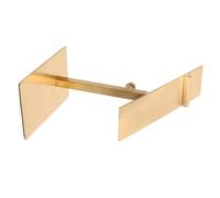 MAGICLULU Présentoir Réglable à Talons Hauts en Acier Inoxydable Doré, Support Freestanding pour Chaussures, pour Centre Commercial ou Supermarché