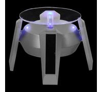 MAGICLULU Présentoir Rotatif Solaire Pour Artisanat Support Rotatif À Led De 1 2 M Design Moderne Robuste Et Silencieux Sans Batterie