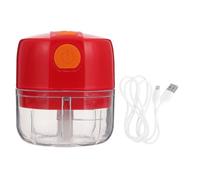 MAGICLULU Presse-ail Électrique Portable Cuisine Maison et Restaurant, Mini Hachoir Léger en Abs et Acier Inoxydable, Facile à Nettoyer, Capacité 100ml, pour Purée Bébé