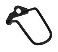 MAGICLULU Protecteur de Arrière Vélo Garde Chaîne Robuste Compatible VTT Route et Vélo Pliant Protection Fixation Rapide ou Vis Noir