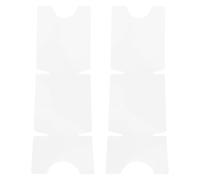 MAGICLULU Protecteur de Manivelle de Vélo Transparent Auto-adhésif, Film de Protection pour Pédalier Route, Résistant aux Chocs, Lot de 2 Feuilles pour Protection Solide