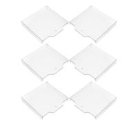MAGICLULU Protection de Point d'Appel Ignifugé, Couvercle Transparent en Plastique, Lot de 6, Protection Déclenchement Accidentel, pour Lieux Publics et Établissements Scolaires