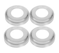 MAGICLULU Protection INOX Rampe Piscine 51x102 Mm 0,5 Mm Épaisseur Certifié 304 Résistant la Corrosion pour Échelle et Main Courante Lot de 4 Installation Piscine Creusée