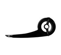 MAGICLULU Protège-chaîne de Vélo Noir Standard en Plastique Résistant - Cache-chaîne pour VTT et Vélos de Route, Compatible Pignons 38-40 Dents, Protection Saleté et Boue pour Usage Sportif