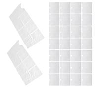 MAGICLULU Protège-lavabo Jetable 60 Pièces, Attrape-poils de Barbe Transparent, Couvre-évier 65 Cm à Usage Unique, Récupération Cheveux et Poils Après Rasage, Tablier de Rasage pour Homme,