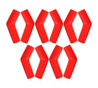 MAGICLULU Protège Sélecteurs de Vitesse en Silicone Rouge Lot de 10 Résistance à L'usure et Installation Rapide, Accessoire pour Protection Moto Homme pour Moto