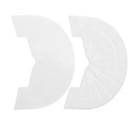 MAGICLULU Protège Talon Antidérapant en Caoutchouc Blanc 4mm Épais pour Chaussures et Bottes, Coussinets Adhésifs Flexibles pour Sorties Décontractées et Aventures en Plein Air