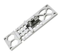 MAGICLULU Rail de Scie Circulaire Guide D'angle Droit 260mm 90° en Acier Inoxydable et Alliage D'aluminium, Argenté, Compatible avec Principaux Modèles, pour Construction et Bricolage