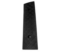 MAGICLULU Rampe de Trottoir Plastique pour Allée Voiture Moto Tapis Triangulaire et Vis pour Quai de Chargement et Escalier, Protection Vibrations et Bruit